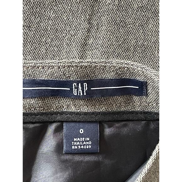 Gap Straight Pencil Skirt Wool Cotton Size 0 - Picture 6 of 7